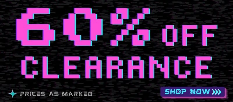 60% Off Clearance